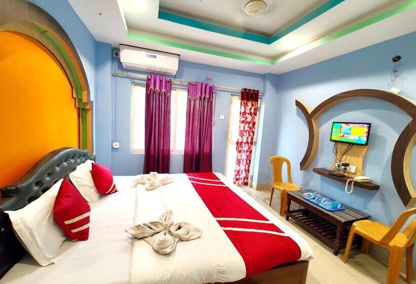 اتاق لوکس, Goroomgo Shree Bhumi Puri Near Sea Beach And Temple   Newly Renovated Hotel   Perfect Location With