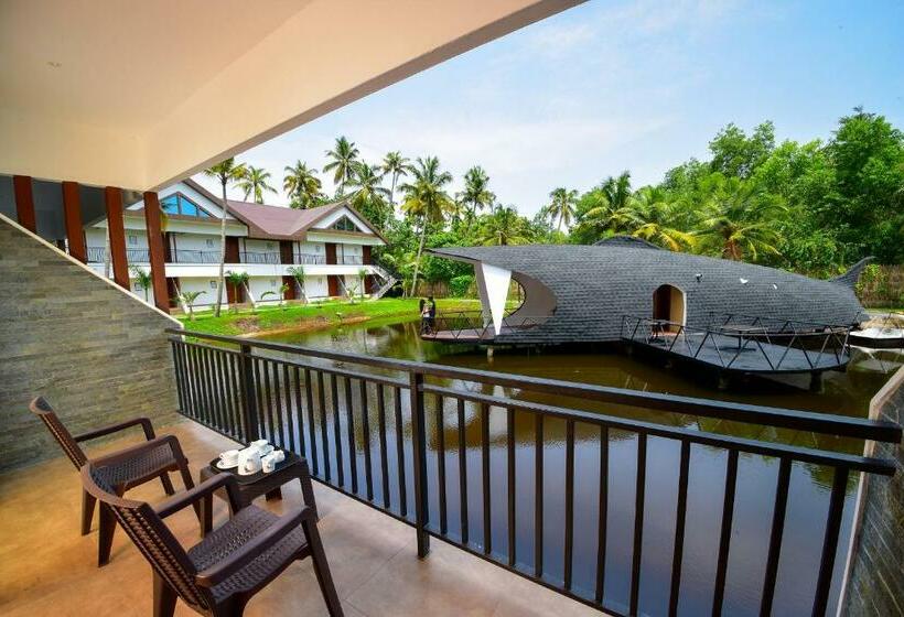 스탠다드 룸 킹사이즈 침대, Lake Canopy Alleppey