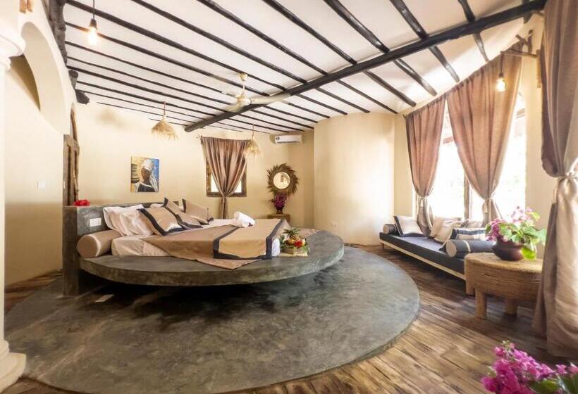 اتاق لوکس با چشم‌انداز دریا, Kinazi Upepo Beach Eco Lodge