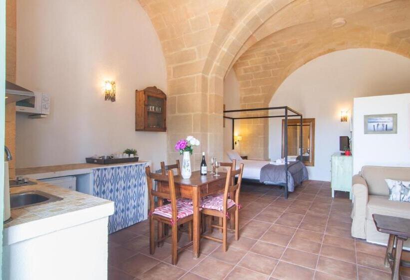 Superior studio with terrace, Finca Agroturismo Es Pujol