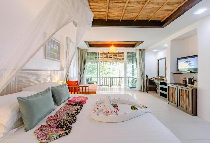 کلبه دلوکس, Ban Sainai Resort  Sha Extra Plus Aonang S Green Resort