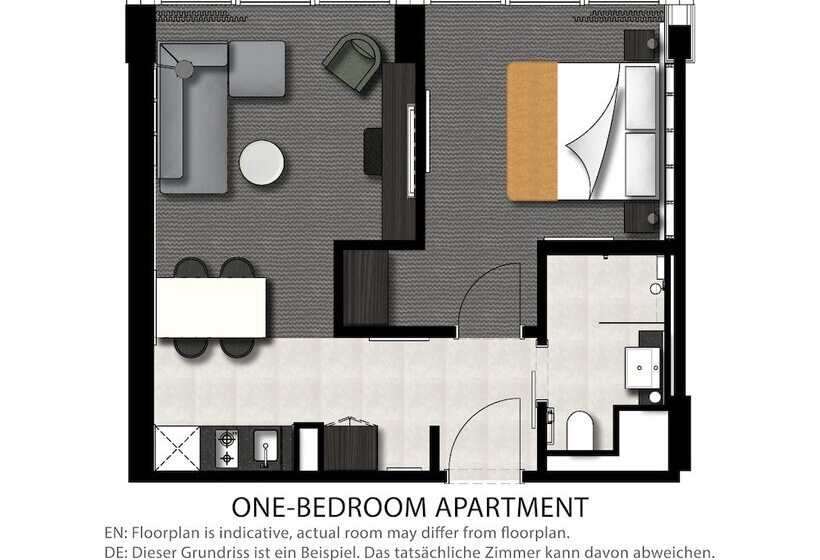 Апартаменты Премиум 1 Спальня, Adina Apartment Hotel Leipzig