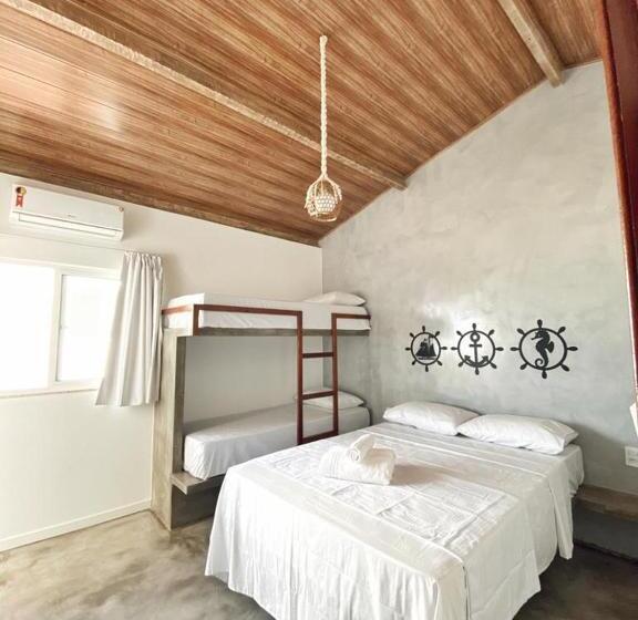 패밀리 룸 측면 바다 전망, Pousada Primeira Praia Suítes