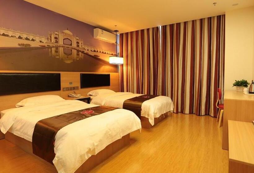 اتاق خانوادگی, Thank Inn Chain Hotel Ningxia Yinchuan Xixia District Tongxin Road