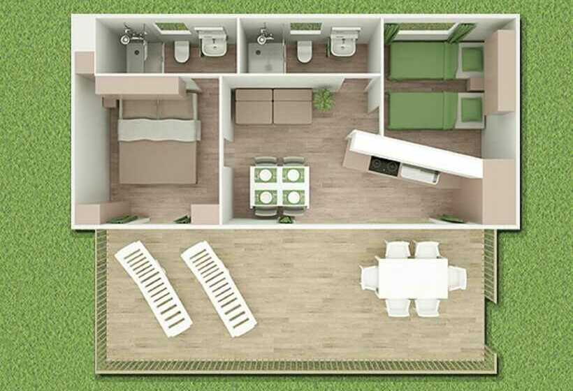خانه 1 خوابه, Camping Lanterna Premium Resort   Vacansoleil Maeva