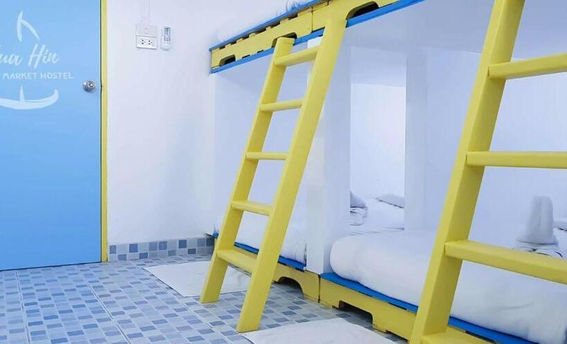 اتاق خانوادگی با سرویس بهداشتی مشترک, Hua Hin Night Market Hostel