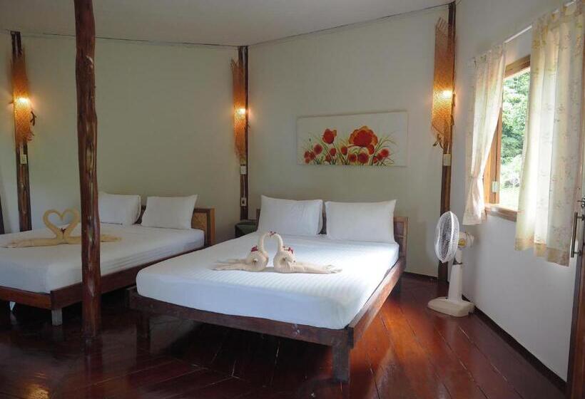 חדר סטנדרט נוף לגינה, Little Eden Bungalows