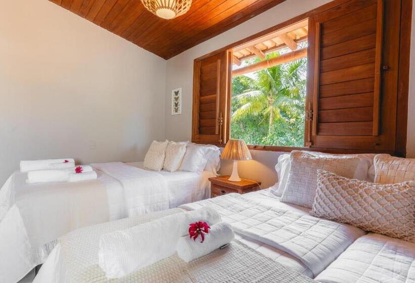 اتاق استاندارد چهار تخته, Pousada Recanto Do Sol