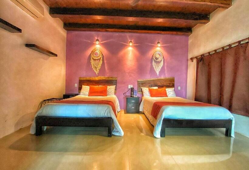 スタンダード４人部屋, Boutique Las Nubes Bacalar