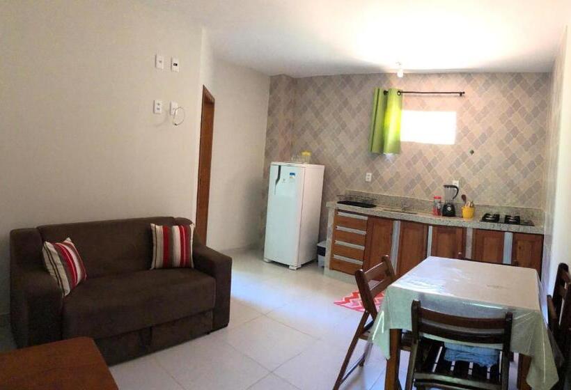 Апартаменты 1 Спальня с Балконом, Pousada Lagoa Flat