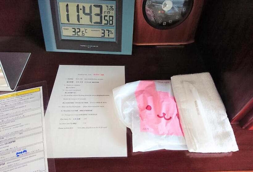 Номер Стандарт 2 Двуспальные Кровати, Guesthouse Gifu Suai