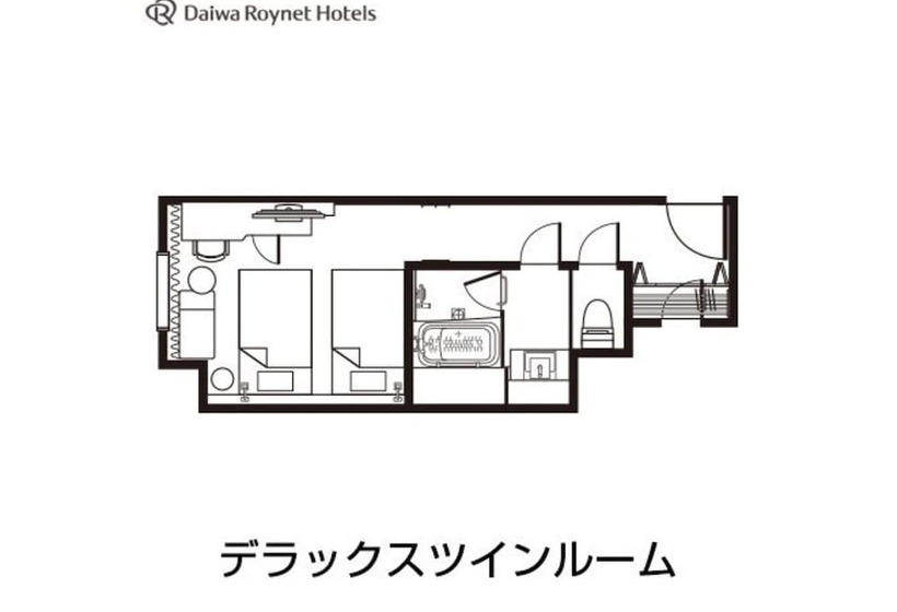Номер Deluxe, Daiwa Roynet Hotel Aomori