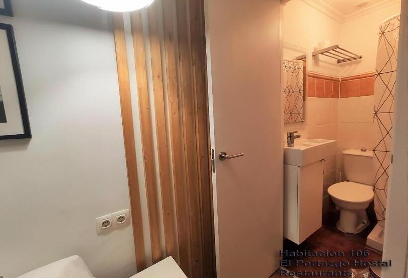 스탠다드 싱글 룸, El Portazgo Restaurante Hostal La Cisterniga