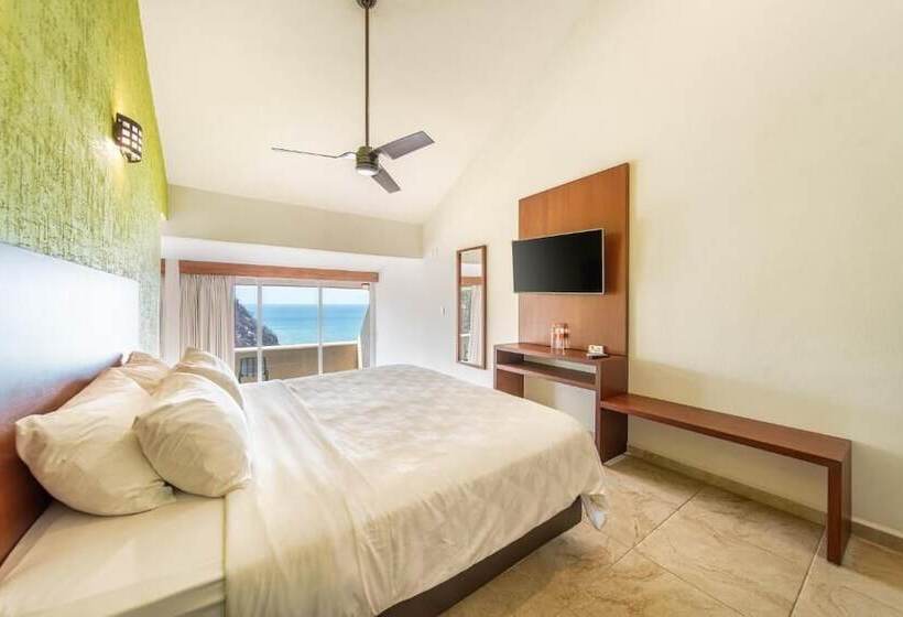 キングサイズベッドのスタンダードルーム, Villas Coral Huatulco
