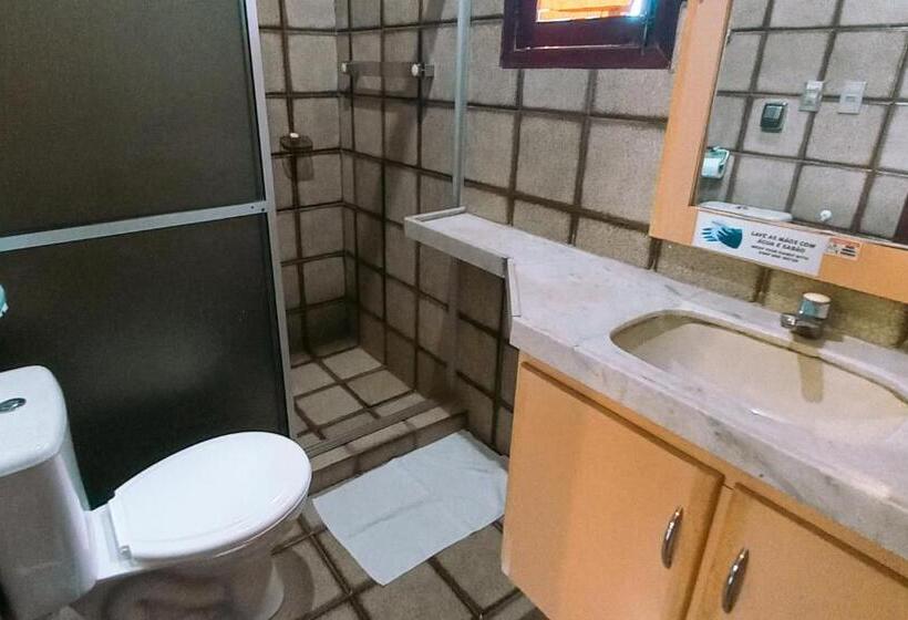 חדר סטנדרט לשלושה עם מרפסת, Pousada Casa Grande