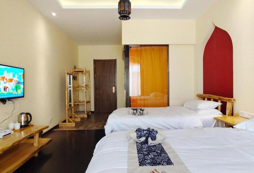 标准房带园景, Dunhuang Jinshe Times Inn