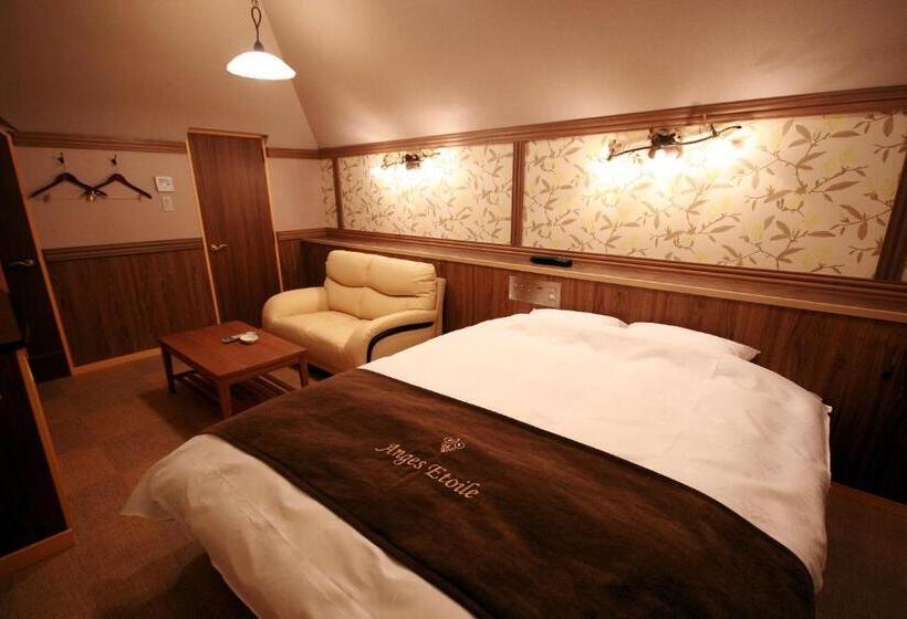 Номер Deluxe Кровать Кинг, ホテル アンジュエトワール 堺   Adult Only