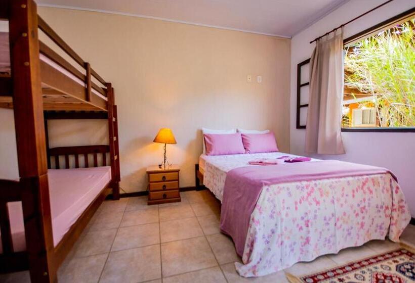 이코노이 4인룸, Pousada Quatro Estações Paraty