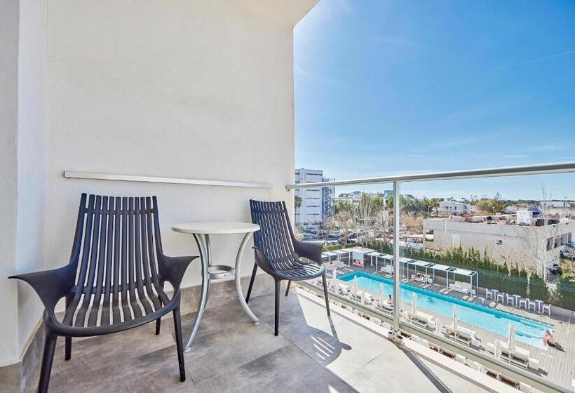اتاق یک تخته با چشم‌انداز استخر, Astoria Playa Adults Only 4 Sup