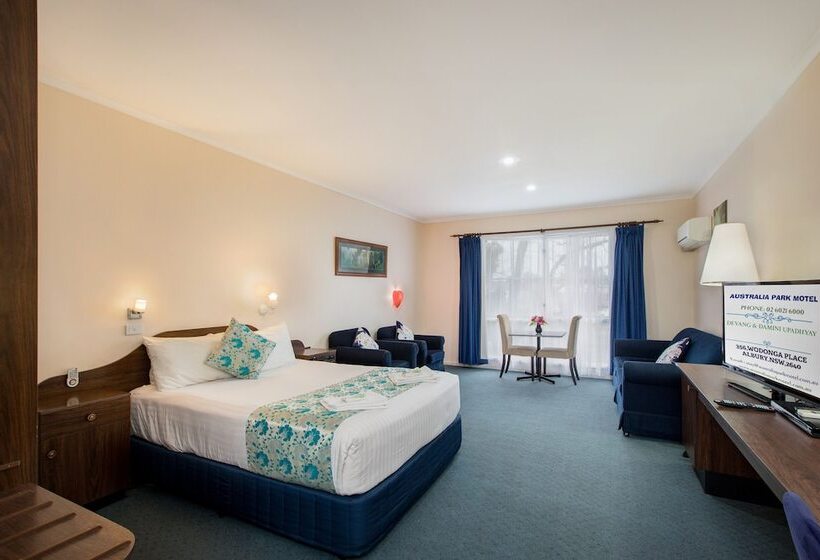 اتاق استاندارد با وان آب گرم, Australia Park Motel