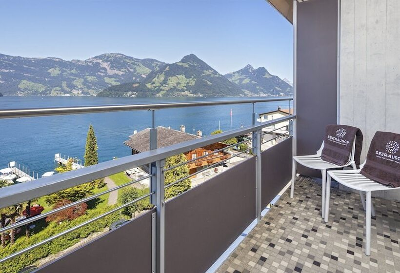 标准间带湖景, Seerausch Swiss Quality