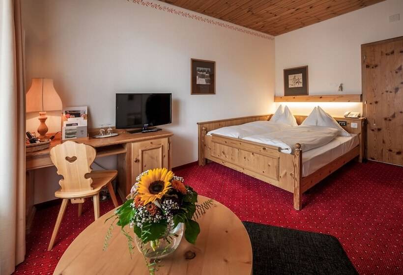 اتاق استاندارد یک نفره, Waldhotel Arosa