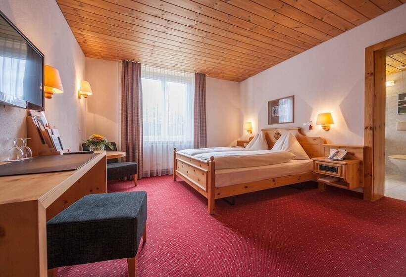 اتاق استاندارد یک نفره, Waldhotel Arosa