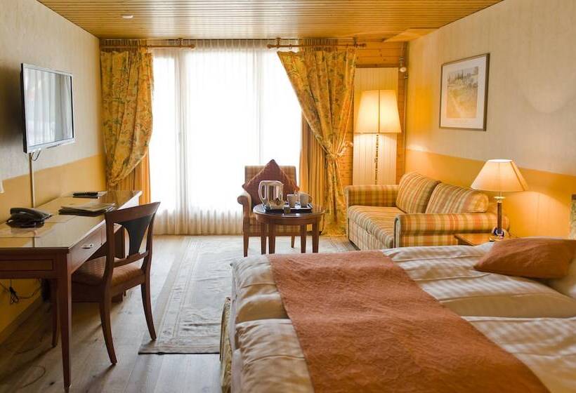 اتاق سوپریور با چشم‌انداز, Silberhorn   Residences & Spa Wengen