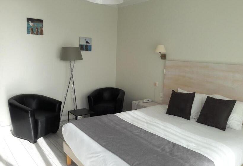 اتاق راحتی با چشم‌انداز دریا, Hôtel Ker Noyal Quiberon Plage