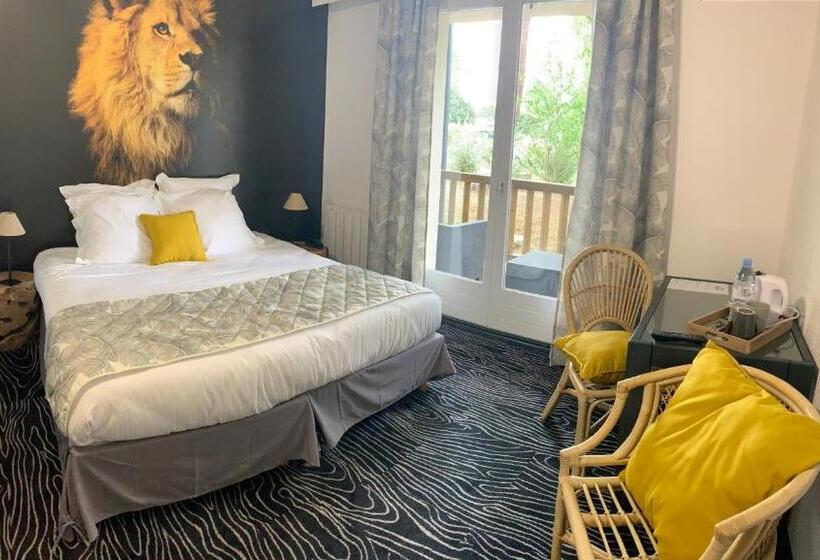 اتاق استاندارد با بالکن, Au Palmyre Hôtel