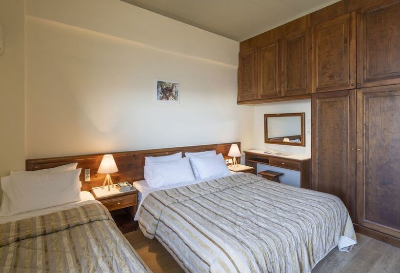 Трехместный Номер Стандарт с Видом, Domotel Anemolia Mountain Resort