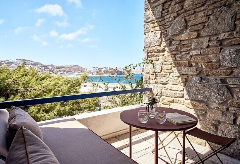 수피리어 룸 측면 바다 전망, Mykonos Theoxenia, A Member Of Design Hotels