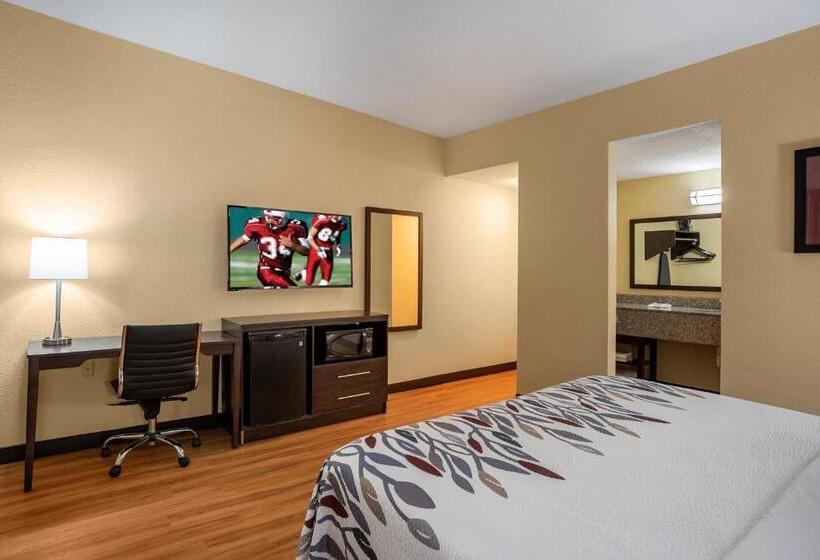 اتاق سوپریور با تخت بزرگ, Red Roof Inn Des Moines
