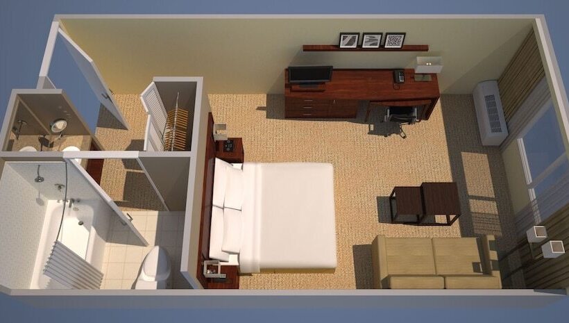 Номер Deluxe Адаптированный для Инвалидов, Courtyard Dayton South Mall