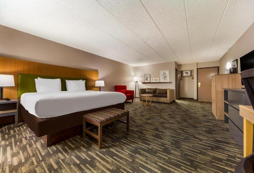 스탠다드 스튜디오 킹침대, Country Inn & Suites By Radisson, Lincoln Airport, Ne