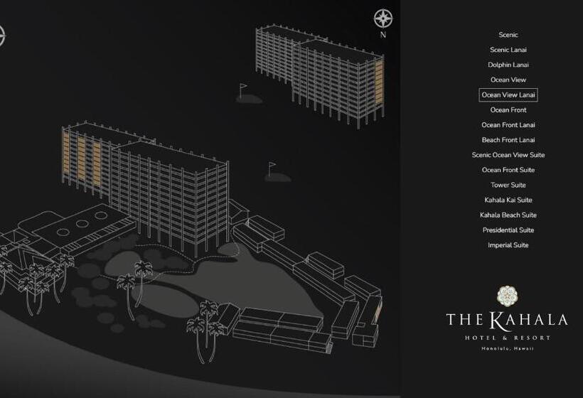 اتاق استاندارد با بالکن و چشم‌انداز دریا, The Kahala Hotel And Resort