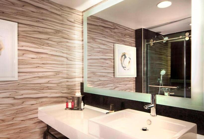 اتاق استاندارد با تخت بزرگ برای معلولان, Marriott Raleigh Durham Research Triangle Park