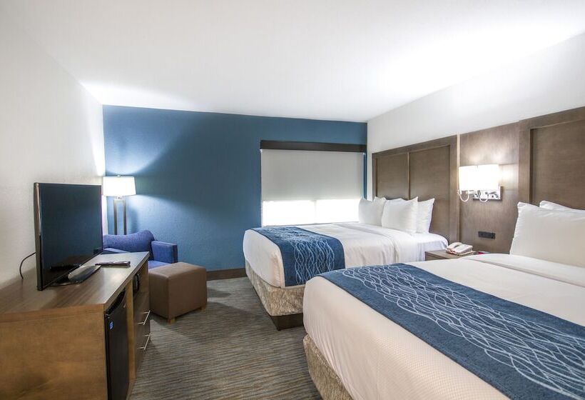 带2个双人床的标准工作室, Comfort Inn & Suites Downtown Brickell Port Of Miami