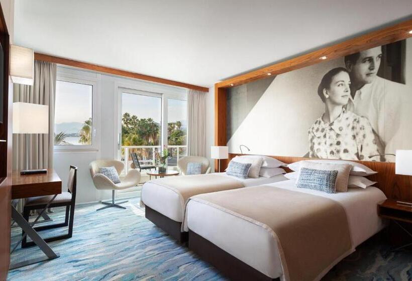 디럭스 룸 측면 바다 전망, Jw Marriott Cannes