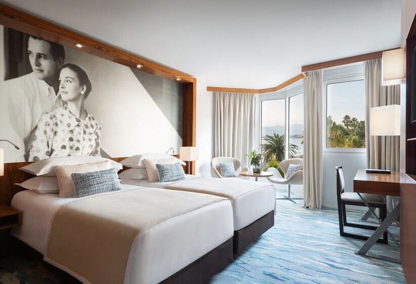 디럭스 룸 측면 바다 전망, Jw Marriott Cannes