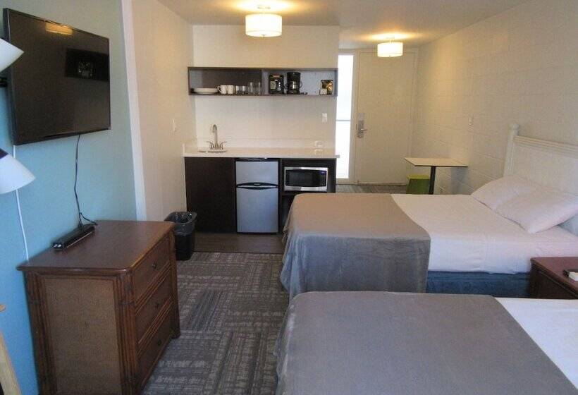스탠다드 룸 더블 침대 2개, Waikiki Central Hotel   No Resort Fees