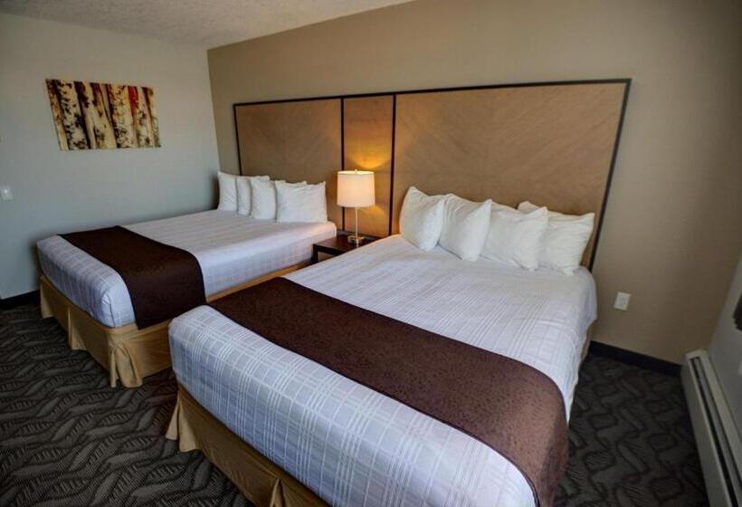 ２ダブルベッドのスタンダードルーム, Days Inn By Wyndham Airdrie