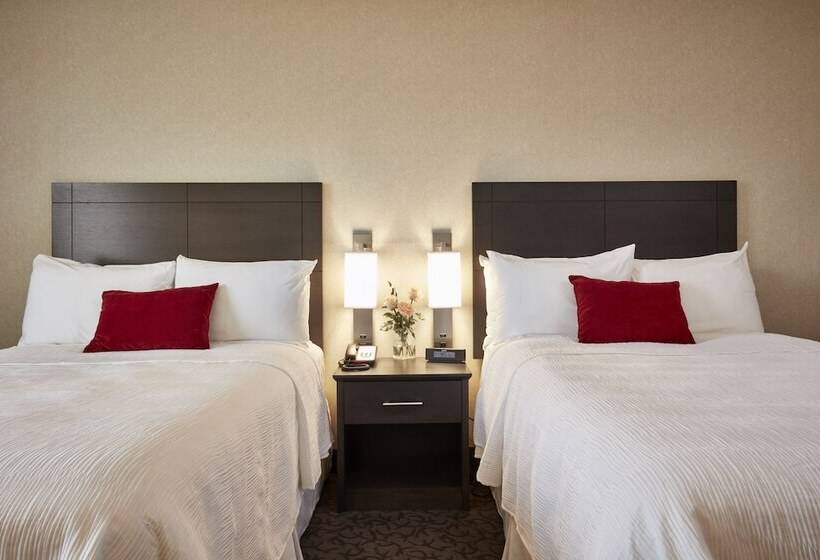 חדר סטנדרט שתי מיטות זוגיות, Travelway Inn Sudbury