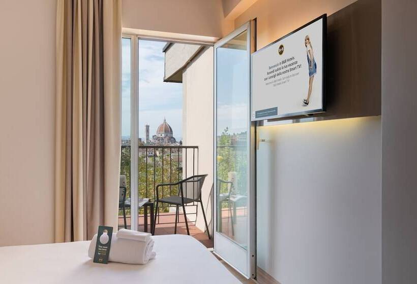 اتاق یک تخته با تراس, B&b Hotel Firenze City Center