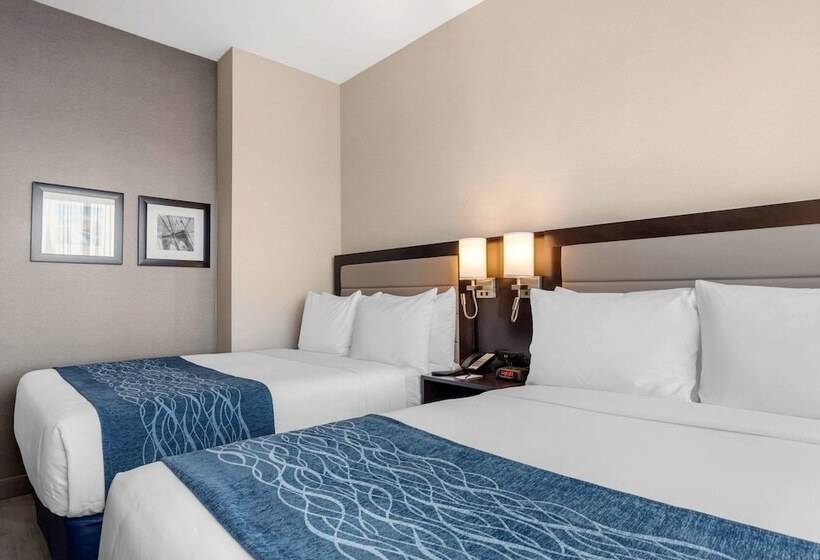 Номер Стандарт 2 Двуспальные Кровати, Comfort Inn Prospect Parkbrooklyn