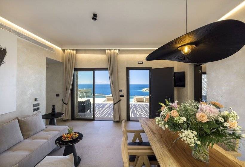 ویلای 1 خوابه با چشم‌انداز دریا, Tropicana Hotel , Suites & Villas Mykonos