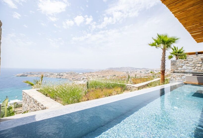 ویلای 1 خوابه با چشم‌انداز دریا, Tropicana Hotel , Suites & Villas Mykonos
