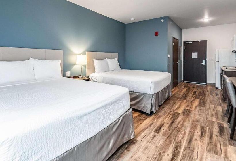 Номер Стандарт 2 Двуспальные Кровати, Woodspring Suites Indianapolis Zionsville
