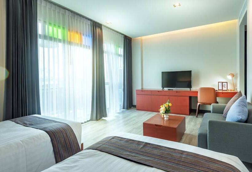 Quarto Superior Vista Jardim, Monkham Village Hat Yai