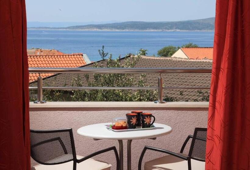 آپارتمان 1 خوابه با چشم‌انداز دریا, Apartments Vila Adrijana & Fitness Studio Wolf Bv